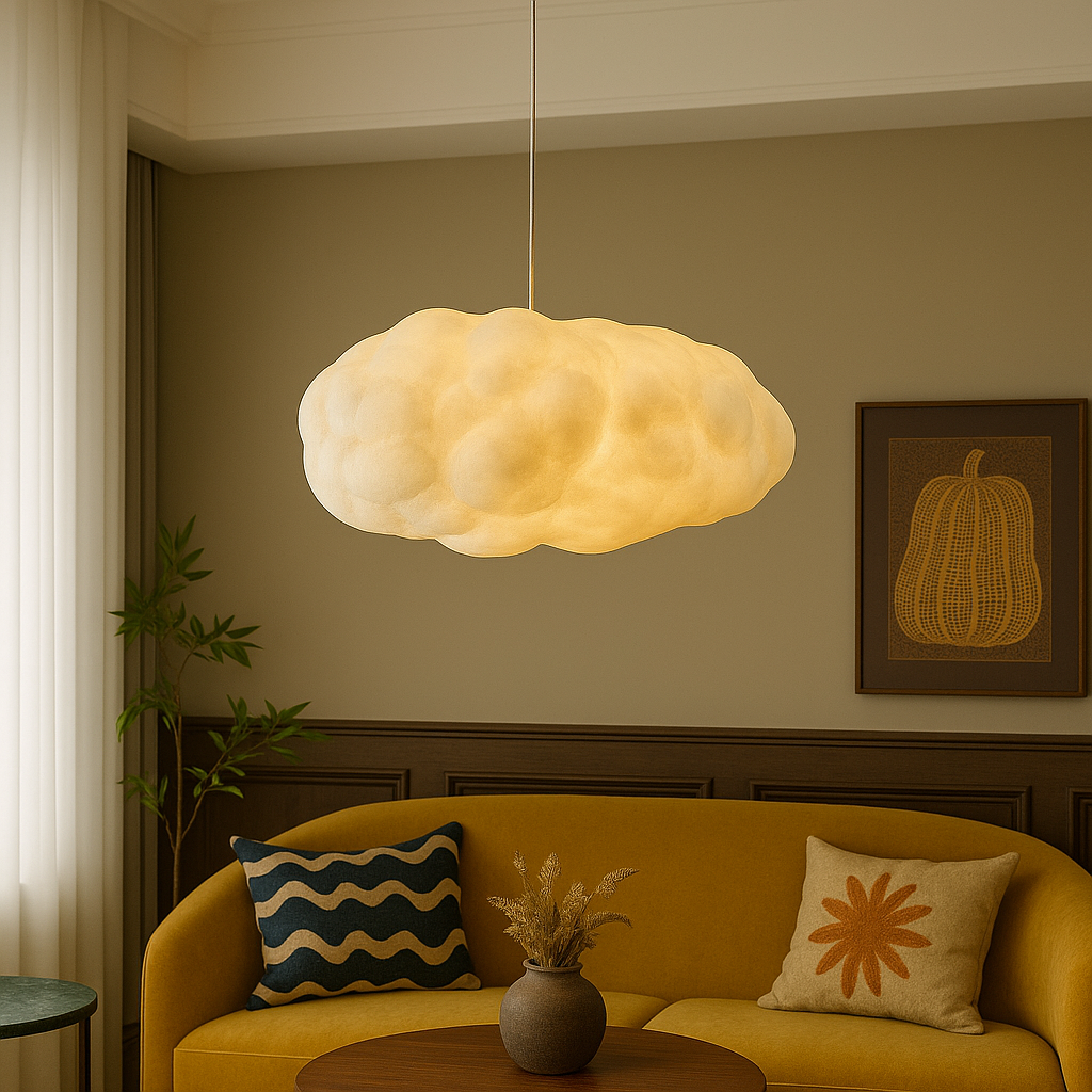 Cloud-Themed Pendant Light