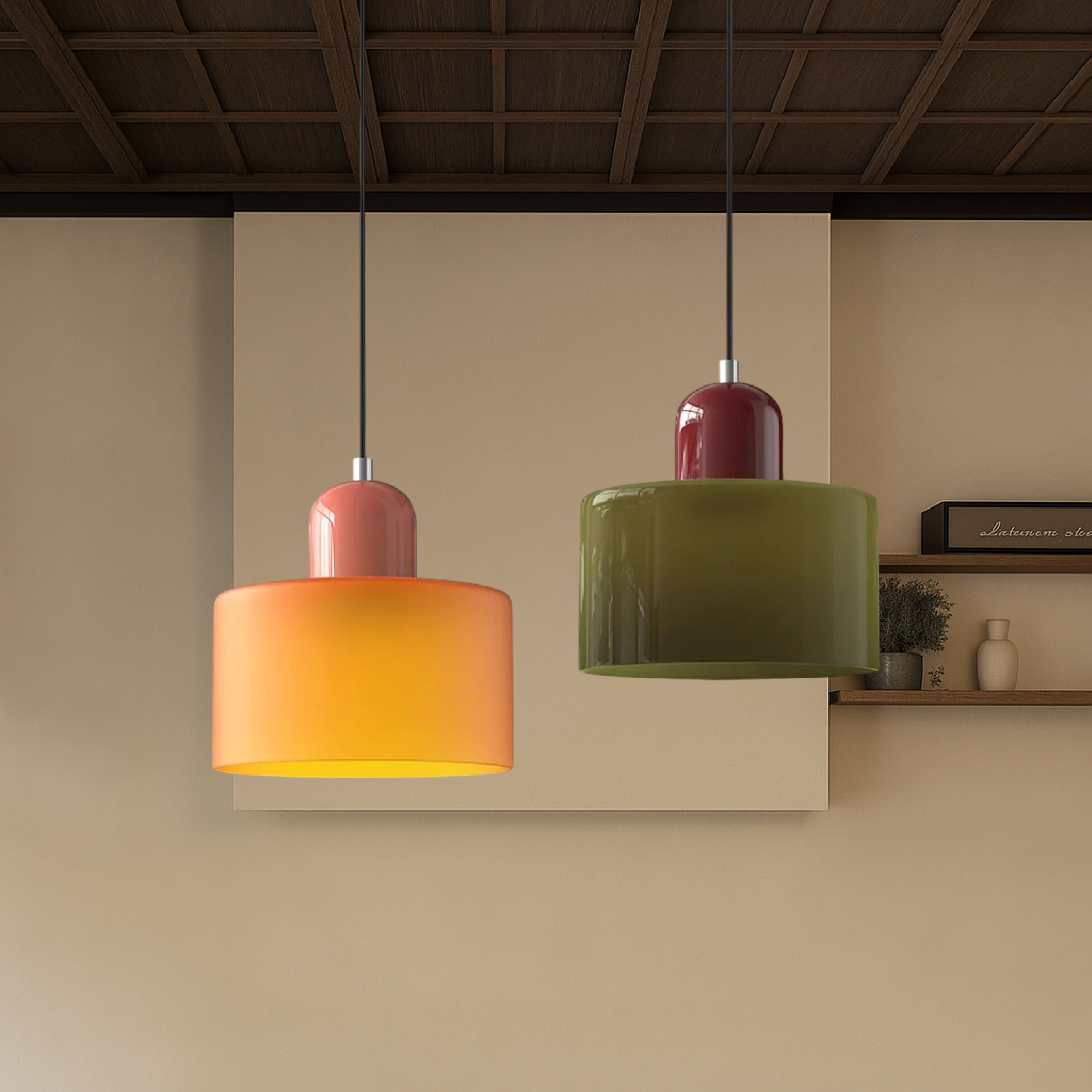 Artistic Bauhaus-Inspired Pendant Light