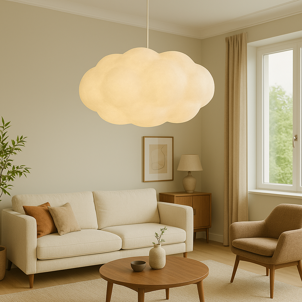 Cloud-Themed Pendant Light